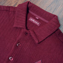 Kappa Alpha Psi Crimson Knit Polo Cotton Polo Sweater