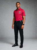 Kappa Alpha Psi Classic Fit Performance Coat Of Arms Polo Crimson Shirt