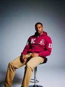 Kappa Alpha Psi Crimson Coat Of Arms Hoodie