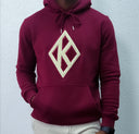 Floating K Dark Maroon Hoodie