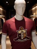 Kappa Alpha Psi Modern Crimson Coat of Arms T Shirt Crimson