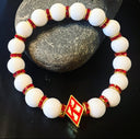 Kappa Alpha Psi Beaded Bracelet - White