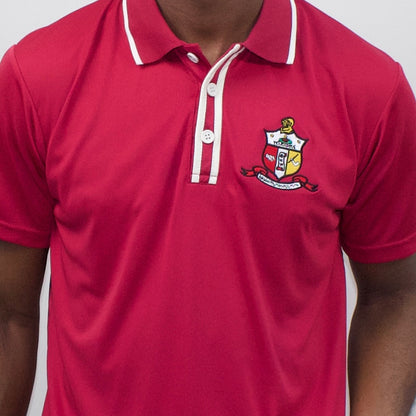 Kappa Alpha Psi Crimson Polo Shirt