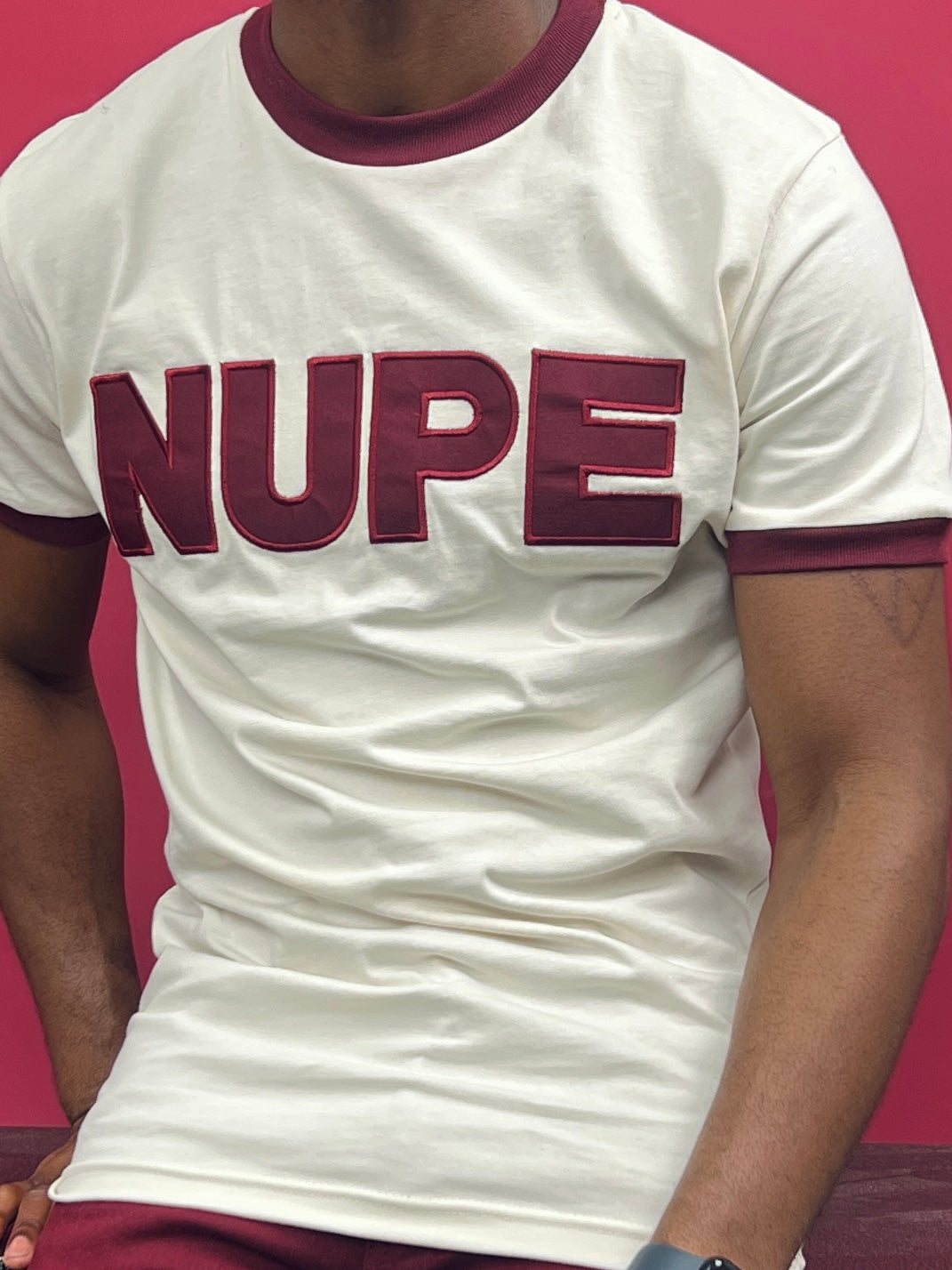 Represent your organization with pride by wearing this stylish and comfortable t-shirt. Whether you're attending a fraternity event or just hanging out with friends, this shirt is sure to turn heads. Don't miss out on the opportunity to show your support for Kappa Alpha Psi - order your "NUPE" cream t-shirt today!