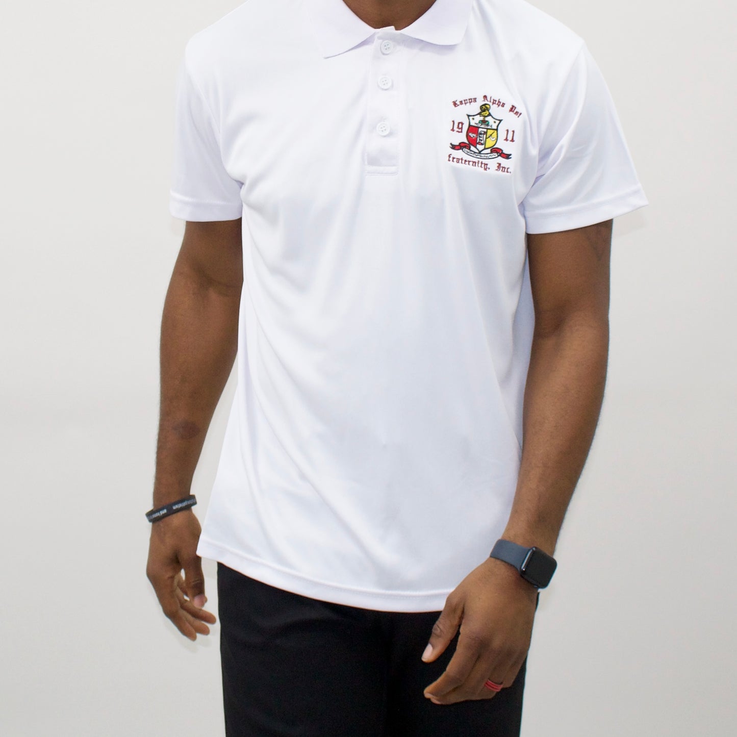 (Kappa Alpha Psi Crimson Polo Shirt Dri-Fit