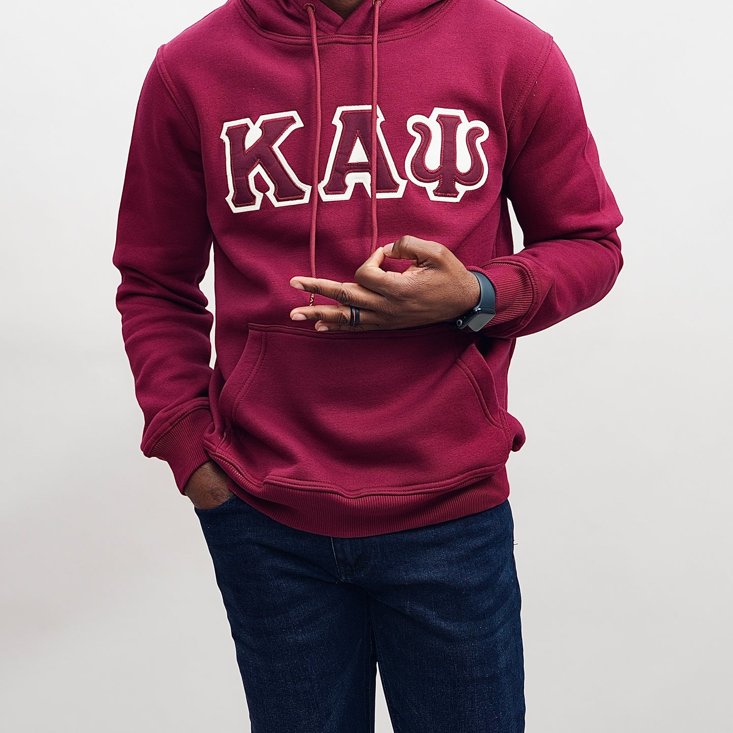 Kappa Alpha Psi Dark Crimson Hoodie