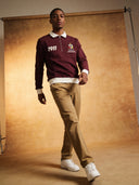 Kappa Alpha Psi Crimson Half Zipper Shield Sweatshirt