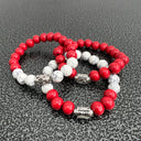 Kappa Alpha Psi Wooden Beaded Bracelet