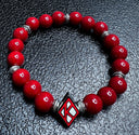 Kappa Alpha Psi Beaded Diamond K Bracelet