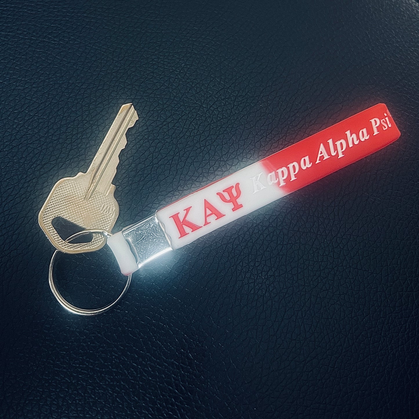 Kappa Alpha Psi Silicone Key Chain