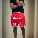 These Kappa Alpha Psi mesh basketball style shorts are a must-have for any fraternity member. Show off your organization pride with these stylish shorts that are perfect for both athletic activities and casual wear. The breathable mesh material ensures you stay cool and comfortable, whether you're hitting the court or the streets.