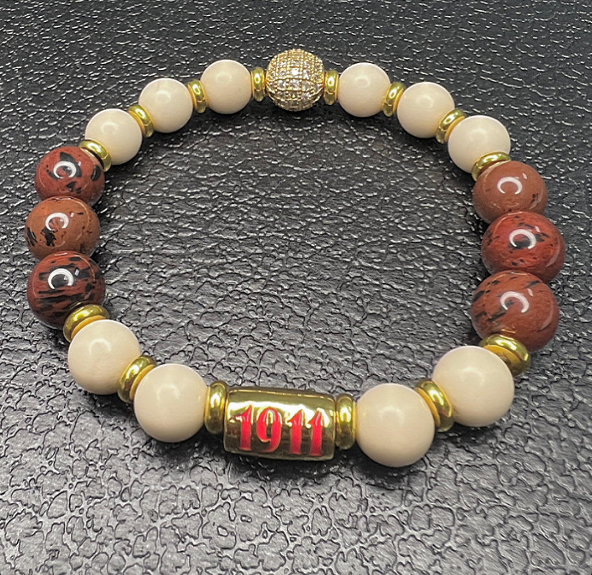 Kappa Alpha Psi Beaded Bracelet