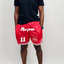 These Kappa Alpha Psi mesh basketball style shorts are a must-have for any fraternity member. Show off your organization pride with these stylish shorts that are perfect for both athletic activities and casual wear. The breathable mesh material ensures you stay cool and comfortable, whether you're hitting the court or the streets.