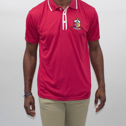 Kappa Alpha Psi Crimson Polo Shirt