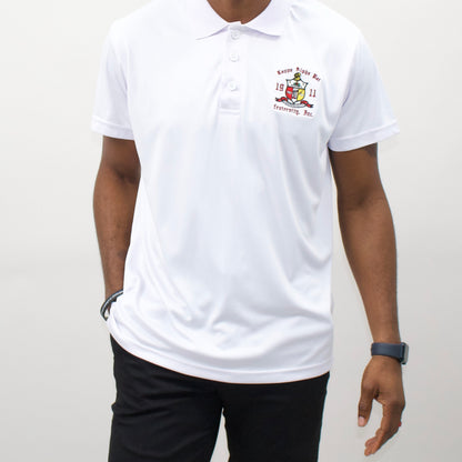 Kappa Alpha Psi White Polo Shirt Dri-Fit