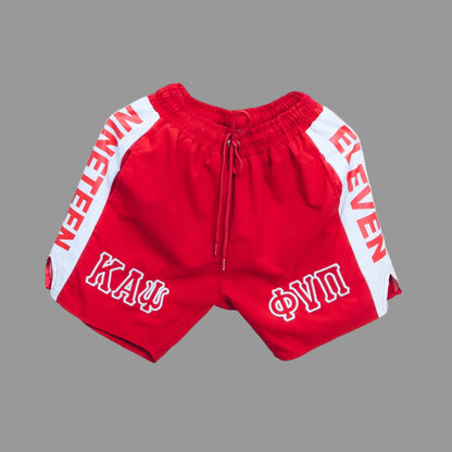 The Kappa Alpha Psi “Phi Nu Pi” Red And White Shorts are a collectible item that represents the historical significance of Kappa Alpha Psi Fraternity Inc. These shorts are a symbol of pride and unity among members in Phi Nu Pi, showcasing their commitment to the principles of the Kappa Alpha Psi Fraternity. Made in red and white, these shorts are a unique piece of memorabilia that serves as a reminder of the bond shared among brothers and members of the fraternity .