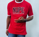 This Kappa Alpha Psi "NUPE" t-shirt is a must-have for any fraternity member. The design features the iconic Greek letters in bold, eye-catching font, making it the perfect statement piece for any casual occasion.