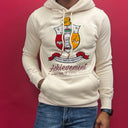 Shield Chenille Embroidery Cream Hoodie