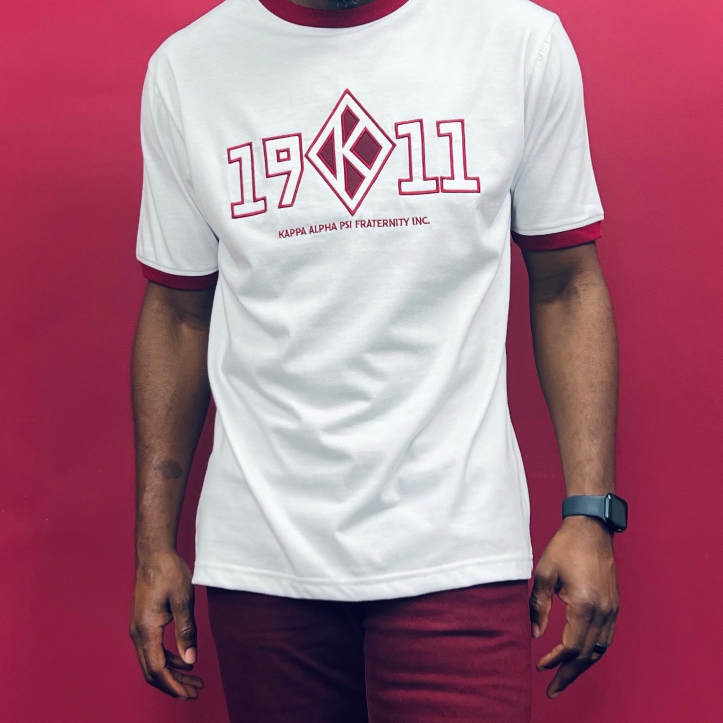 Made with high-quality materials, this shirt is perfect for any occasion. Whether you're heading to a chapter meeting, a Greek event, or just hanging out with your brothers, this shirt is sure to make a statement. Don't miss out on the opportunity to add this unique and rare piece to your collection.