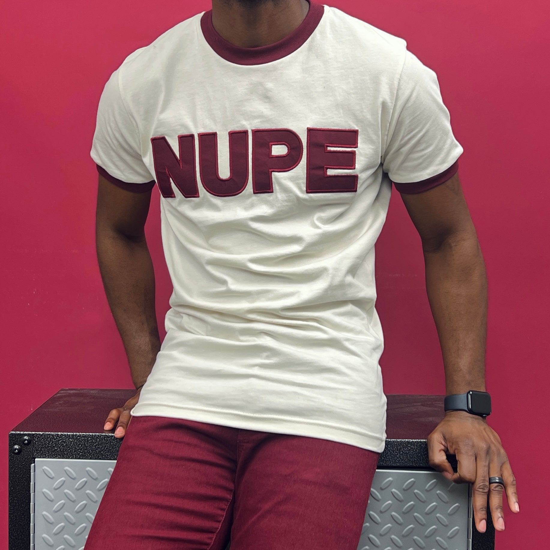 Represent your organization with pride by wearing this stylish and comfortable t-shirt. Whether you're attending a fraternity event or just hanging out with friends, this shirt is sure to turn heads. Don't miss out on the opportunity to show your support for Kappa Alpha Psi - order your "NUPE" cream t-shirt today!