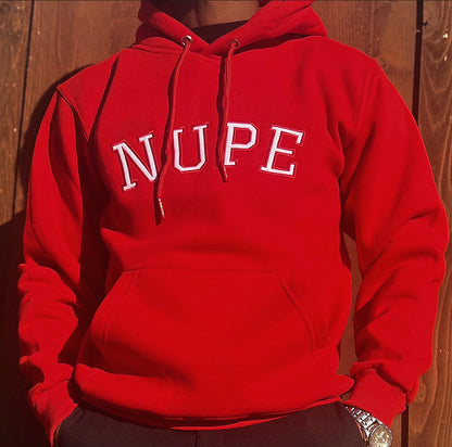 Nupe Kave Exklusive Kappa Alpha Psi Embroidery Hoodie - Red/ Wht