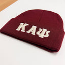 Show off your Kappa Alpha Psi pride with this stylish crimson beanie. Made for Nupes, this beanie is perfect for any occasion and is sure to turn heads. The beanie features the iconic Kappa logo and is made with high-quality materials to ensure durability and comfort.