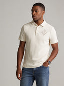 Kappa Alpha Psi Cream Knit Polo Cotton Polo Sweater