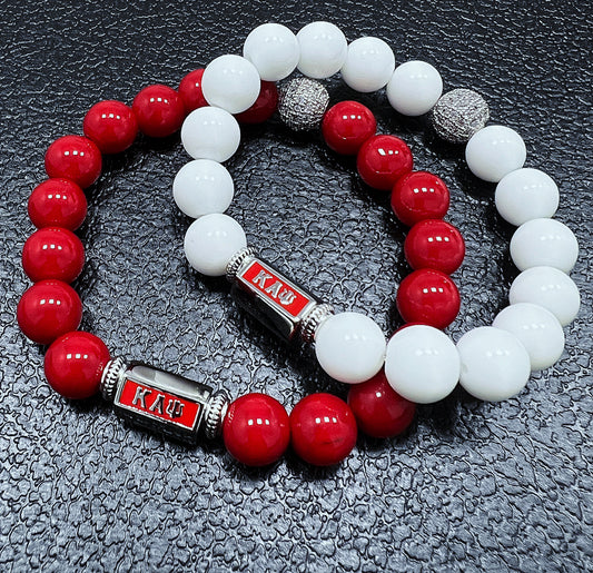 Kappa Alpha Psi Beaded Bracelet