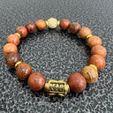 Kappa Alpha Psi Light Wooden Beaded Bracelet