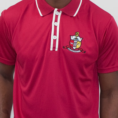 Kappa Alpha Psi Crimson Polo Shirt