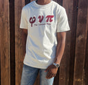 Exclusive Kappa Alpha Psi Stitched Appliqué Embroidery Lettered T-shirt . This is the perfect short-sleeved shirt to wear while showing off your Kappa Alpha Psi fraternity lettering. A comfortable 100% cotton tee with a twill Greek letters embroidery across the chest give you the perfect fit. This shirt is also a perfect gift for your favorite Kappa Man.