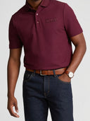 Kappa Alpha Psi Polo Shirt - Solid PK Cotton Wine Design
