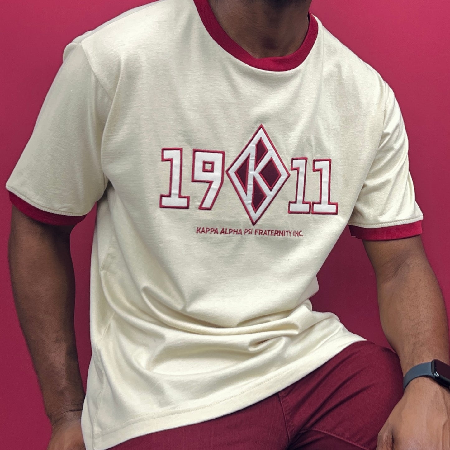 Made with high-quality materials, this shirt is perfect for any occasion. Whether you're heading to a chapter meeting, a Greek event, or just hanging out with your brothers, this shirt is sure to make a statement. Don't miss out on the opportunity to add this unique and rare piece to your collection.