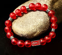 Kappa Alpha Psi Beaded Bracelet - Red