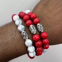 Kappa Alpha Psi Wooden Beaded Bracelet