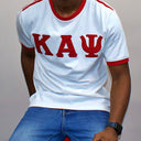 This Kappa Alpha Psi Shoulder Stripe T-Shirt is a must-have for any stylish NUPE’s wardrobe. Made with high-quality materials, this shirt is designed to last and provide comfort for everyday wear. The striped pattern adds a touch of sophistication to the shirt, making it suitable for any occasion.