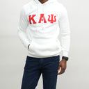 Kappa Alpha Psi Off White and Red Hoodie