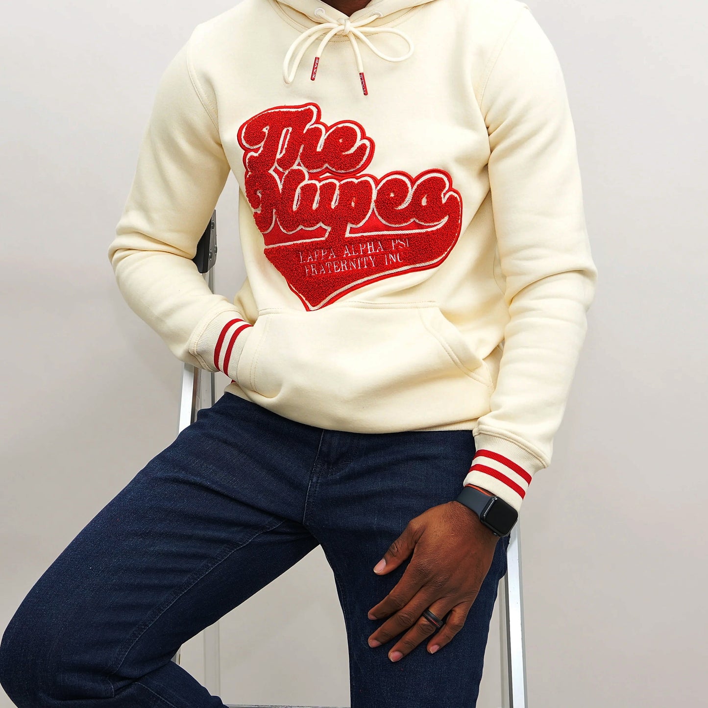 The Nupes High Cream Hoodie