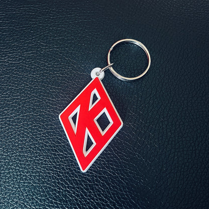 This Kappa Alpha Psi Diamond K Keychain is a must-have for KAPsi Fraternity member. The intricate design showcases the organization's iconic logo and symbols, making it a perfect addition to any historical memorabilia collection.

