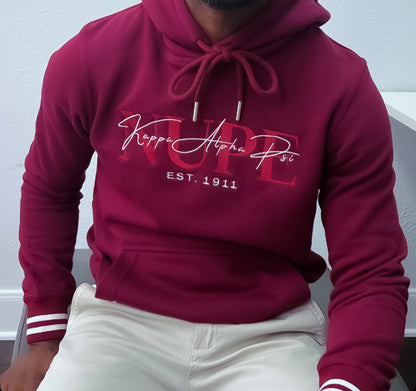 "NUPE" ΚΑΨ Embroidery Hoodie