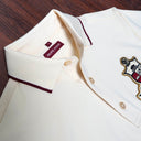 Kappa Alpha Psi Acadia White Coat of Arm Polo Cotton Polo