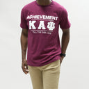 Show off your Kappa Alpha Psi pride with this stylish achievement t-shirt. Made for Nupes and designed to last, this shirt is perfect for any Kappa Alpha Psi member. The shirt features the iconic Achievement logo, making it a must-have for any member of the fraternity.