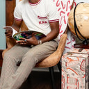 Kappa Alpha Psi Pocket Short Sleeve T Shirt Cream