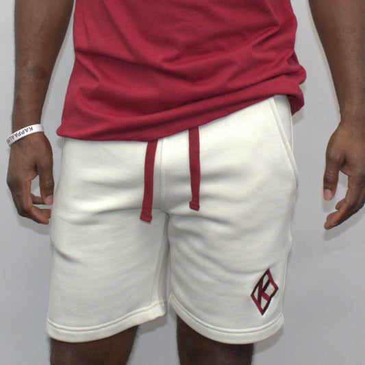 ΚΑΨ Cotton fleece Cream Shorts