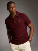 Kappa Alpha Psi Crimson Knit Polo Cotton Polo Sweater