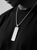 TA Silver Necklace - Elegant and Timeless Jewelry Piece