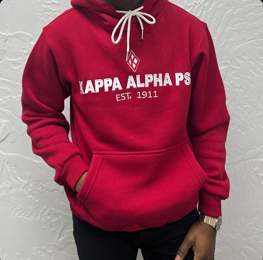 Kappa Alpha Psi Floating K Premium Red Hoodie
