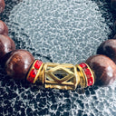 Kappa Alpha Psi Wooden Beaded Bracelet