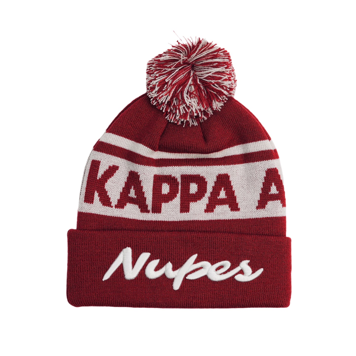 This Kappa Alpha Psi beanie is a must-have for any member of the fraternity . It is a stylish and comfortable accessory that can be worn for any occasion. The beanie features the iconic Nupe logo, making it a great addition to any collection.