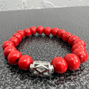 Kappa Alpha Psi Wooden Beaded Bracelet
